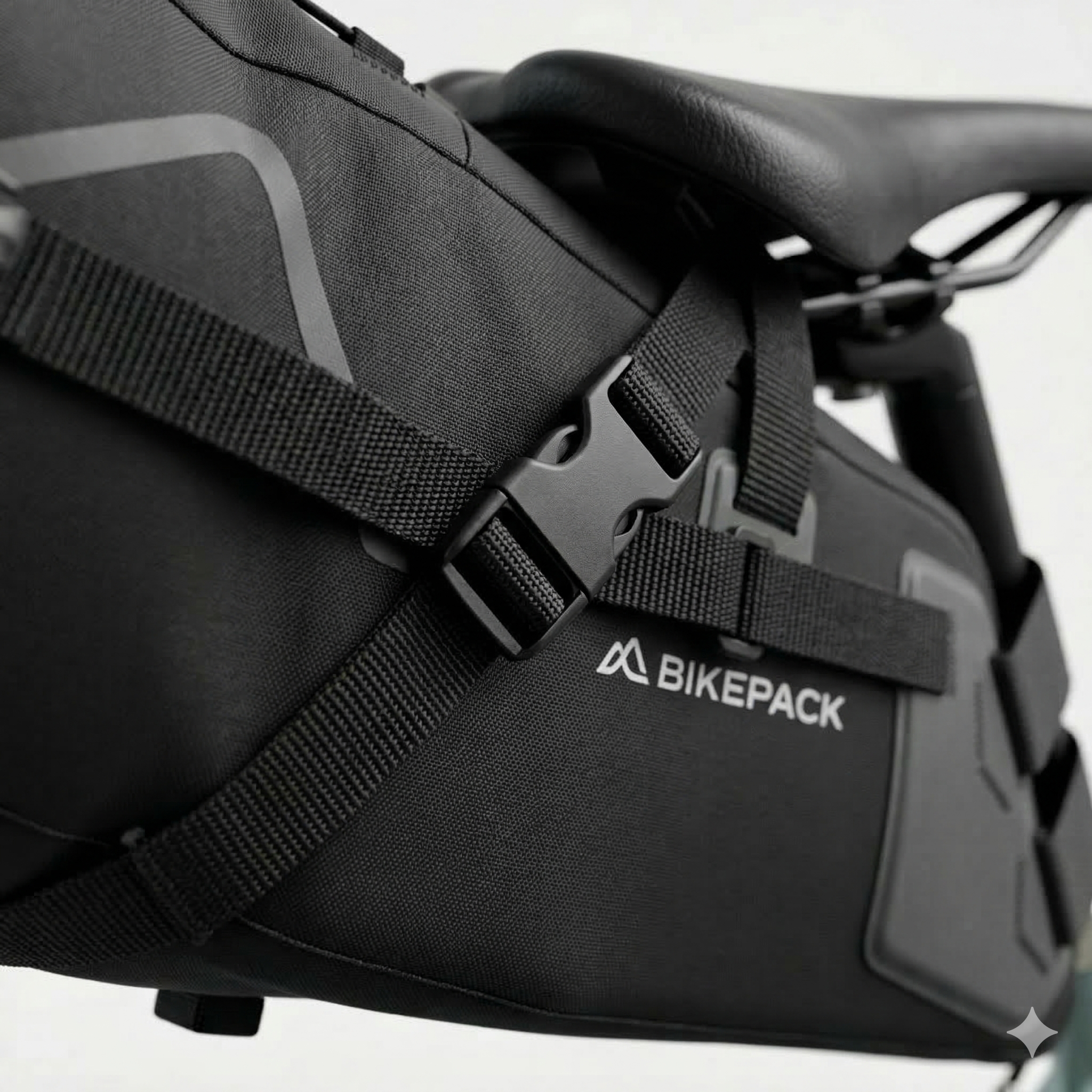 Wasserdichte Bikepacking-Satteltasche 10–15 L