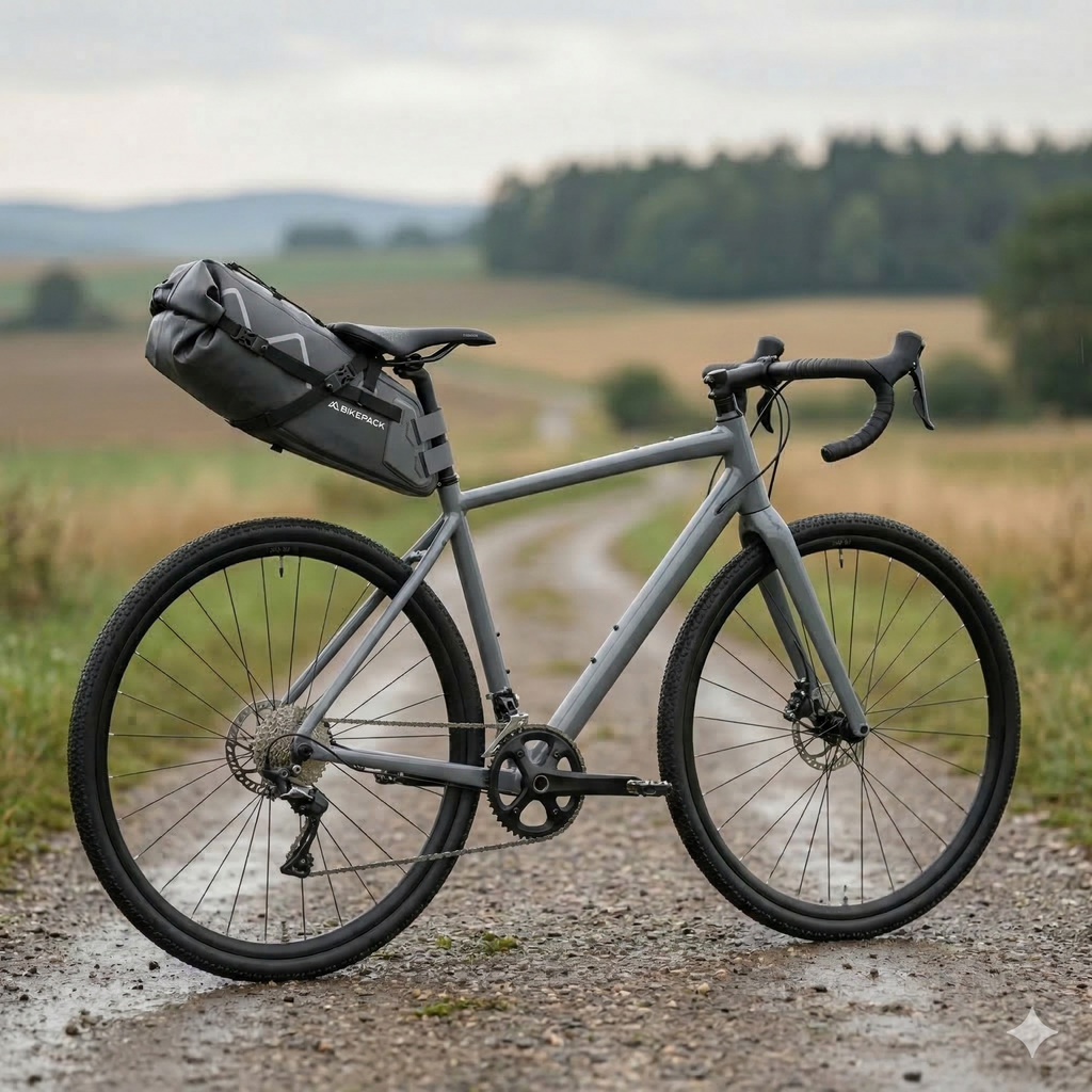 Wasserdichte Bikepacking-Satteltasche 10–15 L