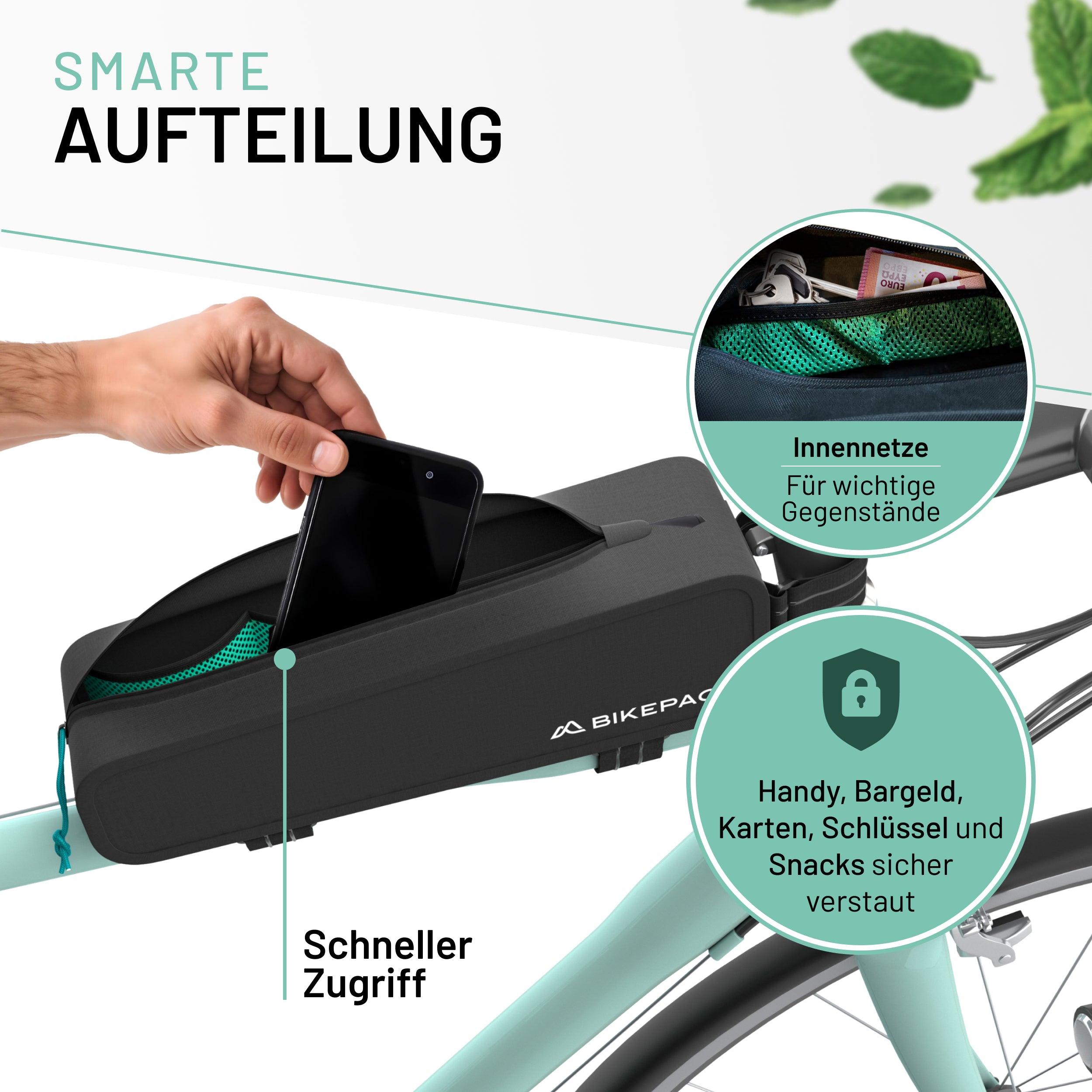 Oberrohrtasche