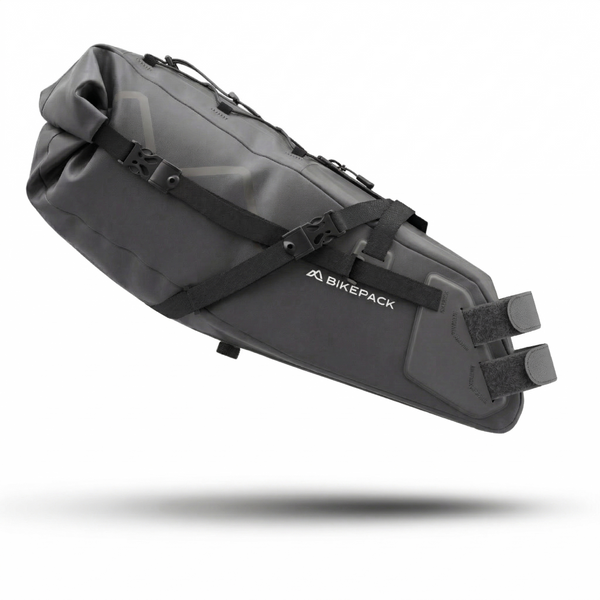 Wasserdichte Bikepacking-Satteltasche 10–15 L