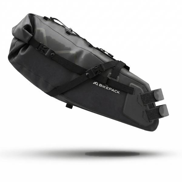 Wasserdichte Bikepacking-Satteltasche 10–15 L